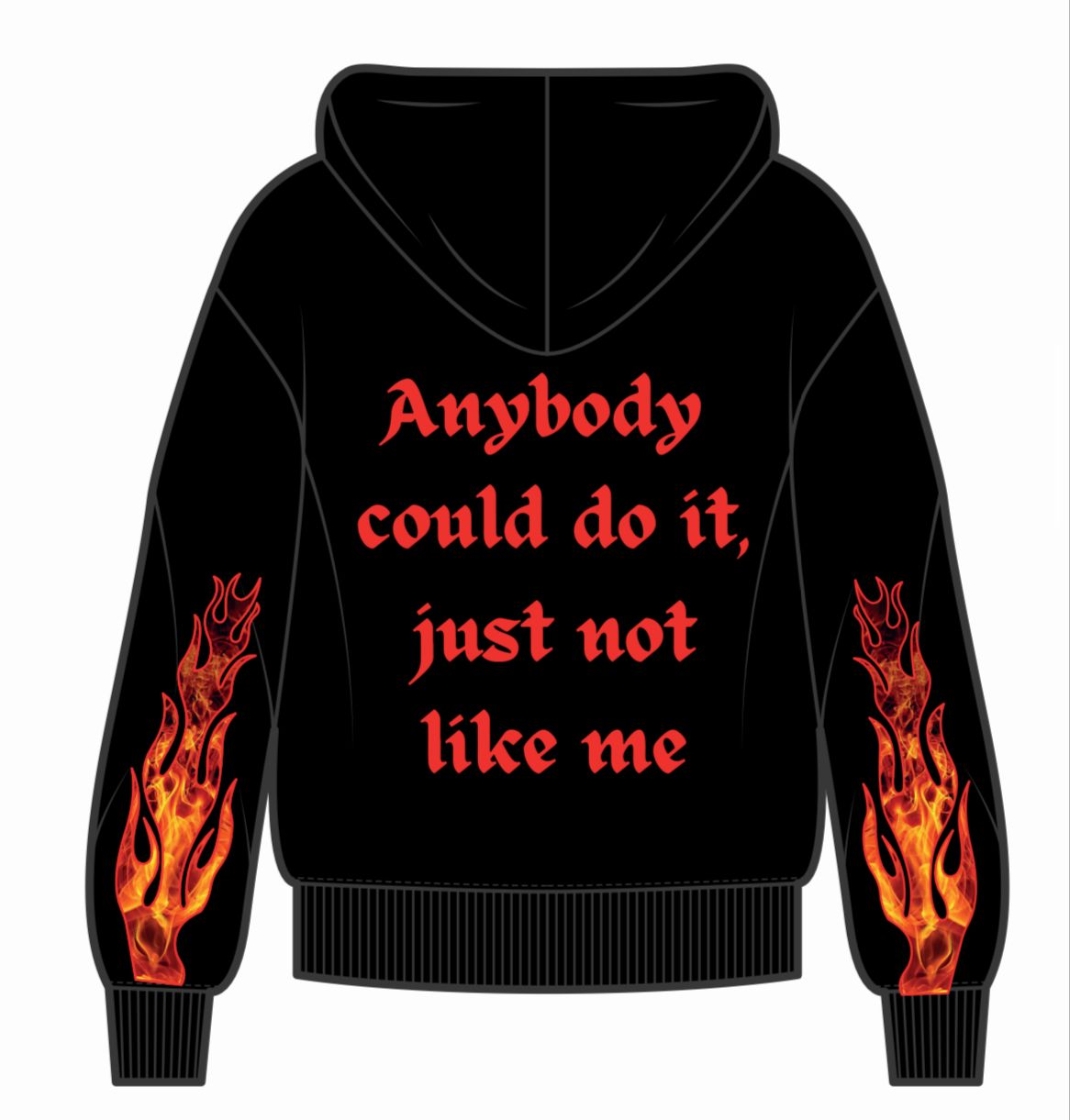 HOODIE HAZIE FLAMES